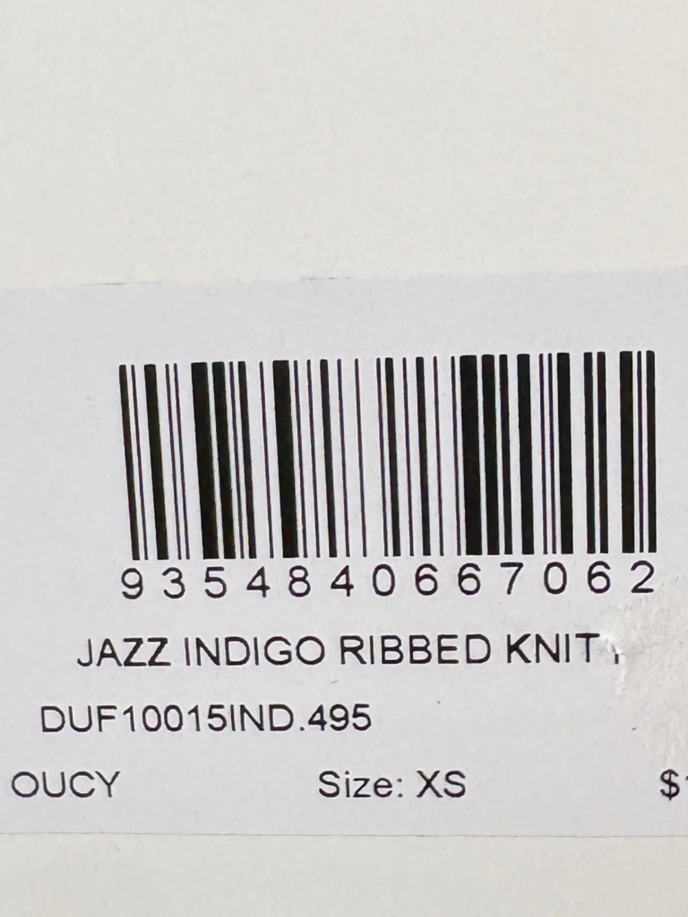 NWT DISSH Jazz Indigo Ribbed Knit Wide Leg Pants Cotton Linen XS